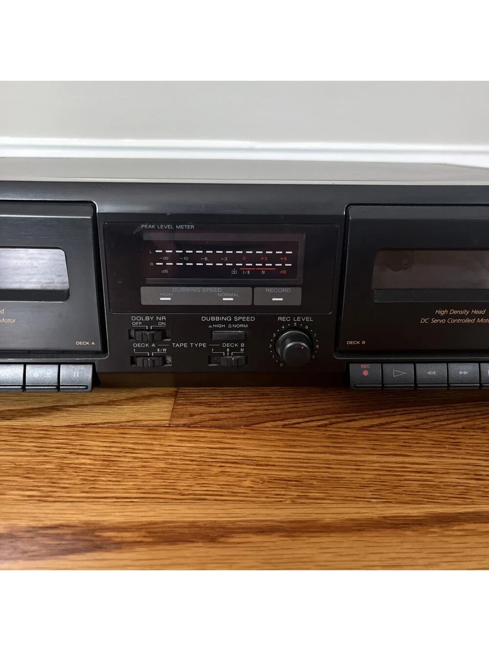 Sony TC-WE305 Dolby Dual Cassette Tape Deck Dubbing Recorder